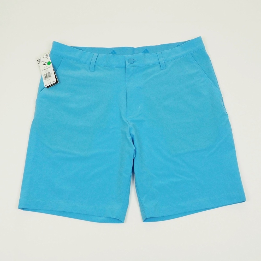 New Adidas Golf Ultimate 365 Golf Shorts Mens 36 Blue Performance Tech Blend